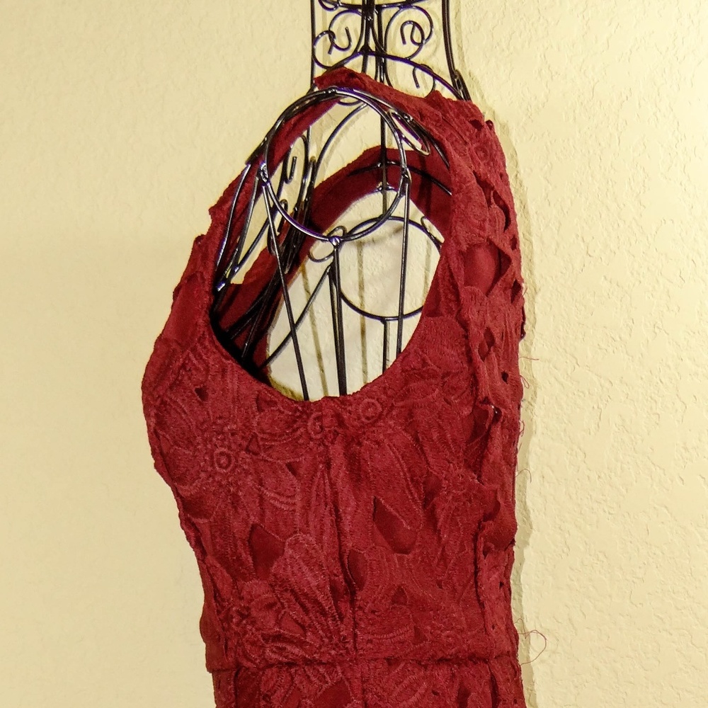 Maroon Dress